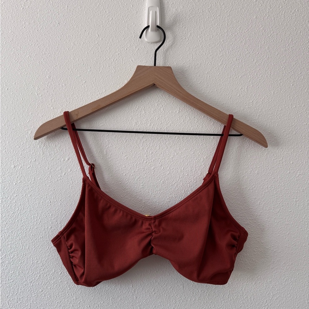 Burnt Orange Swimsuit Top